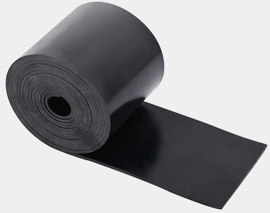 Neoprene Rubber Sheet - 1/8 Inch Thick x 4 Inch Wide x 10 Feet Long Neoprene Rubber Strips Rolls for DIY Gaskets, Pads, Seals, Crafts, Flooring, Cushioning of Anti-Vibration, Anti-Slip
