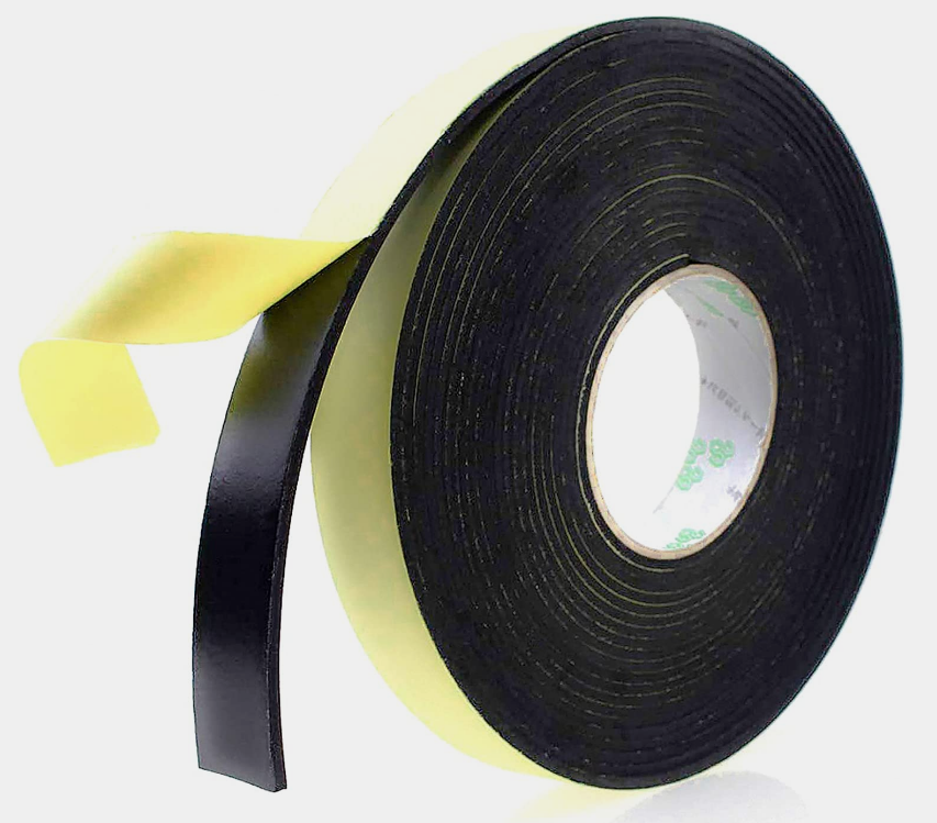Foam Insulation Tape Adhesive, Seal, Doors, Weatherstrip, Waterproof, Plumbing, HVAC, Windows, Pipes, Cooling, Air Conditioning, Weather Stripping, Craft Tape (33 Ft x 1/8